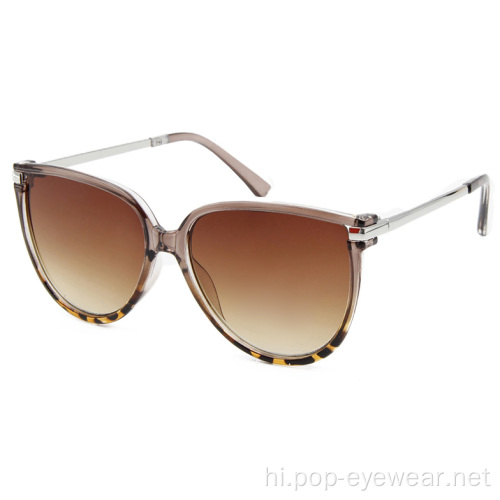 यूवी400 के साथ नए फैशन डिजाइनर महिला धातु धूप का चश्मा